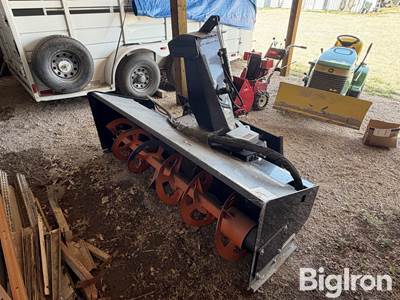 Used SkidPro SP-01-1501 Skid Steer 2 Stage Snowblower, 72" Wide