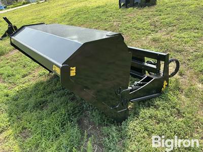 Stinger HDB-7 7' Hydraulic Dump Bucket, Universal Skid Steer Mount