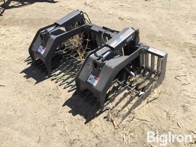 Stout HD72-3 72" Rock Bucket Grapple, Dual Hydraulic Grapples