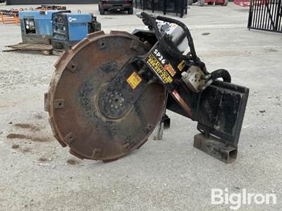 Trench Grader SP36 36" Skid Steer Vibratory Compaction Wheel