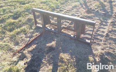 Bale Spear Skid Steer Attachment