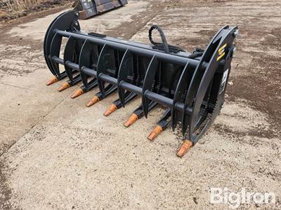 Brush Grapple Skid Steer Attachment