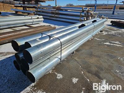 10"X3/16" Galvanized Steel Tubing