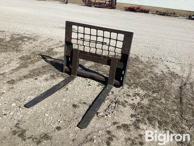 Pallet Fork Attachment For Skid Steer Loader