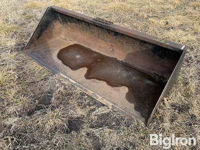Used 72" Skid Steer Bucket, Last Used on Bobcat