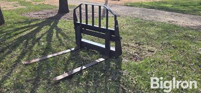 Used Loader/Side Steer Forks, 48" Long, 45" Max Width