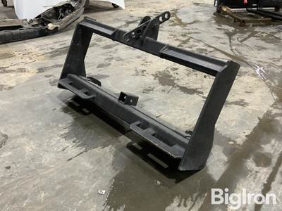 2025 3-PT to Skid Steer Mounting Plate Adapter with 2" Receiver Hitch