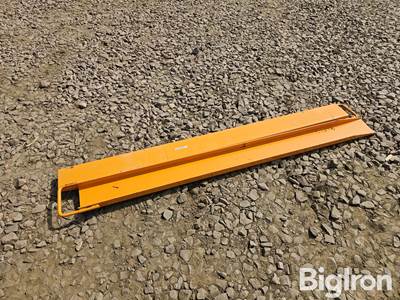 Used 76" Pallet Fork Extensions, Slide Over Existing Forks