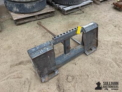 Used Bale Spear Skid Steer Attachment, 42" Prong Spear