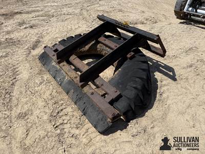 Used 6.5' Skid Steer Manure Pusher Attachment