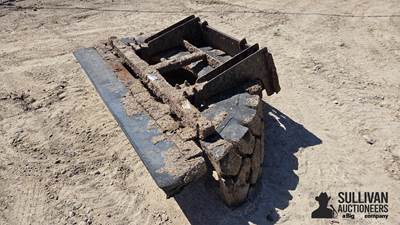 Used 7' Manure Pusher Skid Steer Attachment