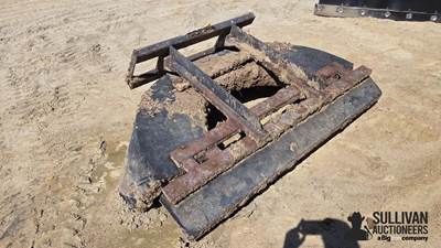 Used 7' Manure Pusher Skid Steer Attachment