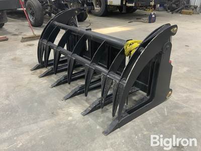 2025 68” Heavy Duty Skid Steer Rock Grapple Bucket