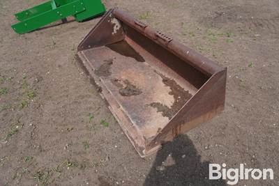 Used 72" Skid Loader Dirt Bucket