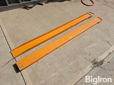 Used Pallet Fork Extensions 82" Long