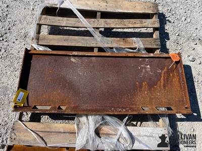 Skid Steer Blank Plate Attachment