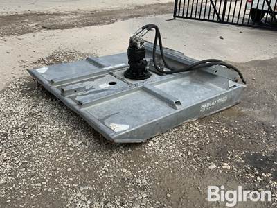 Galvanized 60" Hydraulic Skid Steer Brush Cutter Attachment