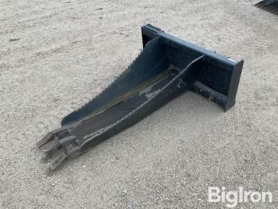 Used Tree Spade Skid Steer Attachment Plate, Spade 13" Wide