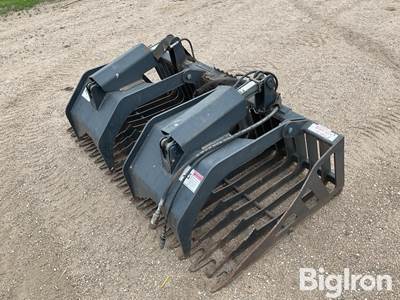 Used Grapple Bucket 72" Width, Hydraulic Operated Claw