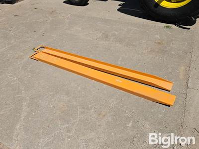 82" Pallet Fork Extensions, Slide Over Existing Forks