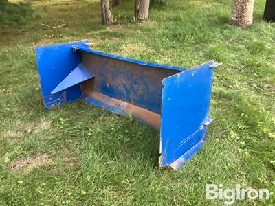 Used Snow Pusher 72" Wide Skid Steer Attachment