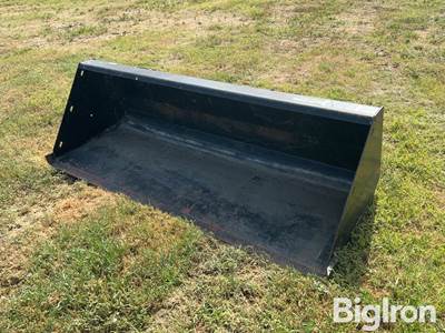Used 80" Skid Steer Bucket, Universal Skid Steer Mount