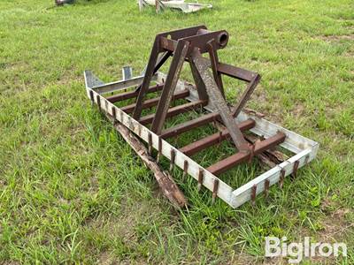 Homemade Ground Rake 7' x 3' Skid Steer Attachment, Fits Mini Excavator