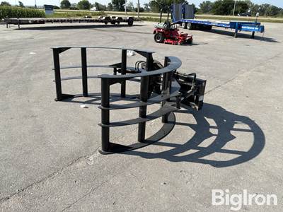 Universal Skid Steer Hydraulic Bale Grabber for Hay Bales