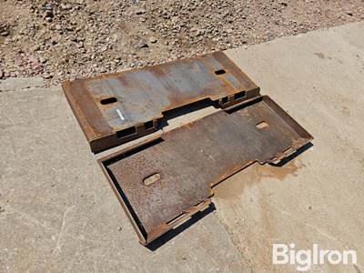 Used Universal Skid Steer Mounting Plates, Qty. 2