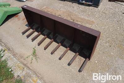 60" Skid Steer Manure Bucket Attachment