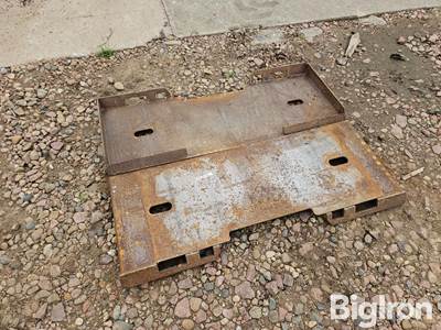 Universal Skid Steer Mounting Plates