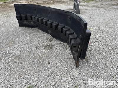 Used Shop Made 8' Snow Pusher Skid Steer Attachment