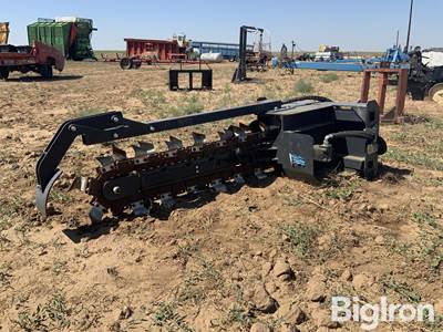 2022 Skid Steer Trencher, Universal Mount, 48" Boom, 8" Chain, 56" Digging Depth
