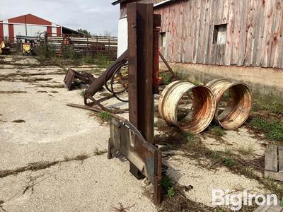 Homemade Universal Skid Steer Mount w/ Hydraulic Log Splitter