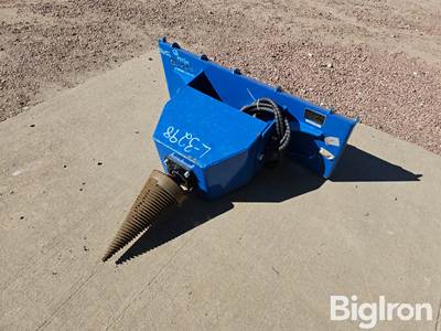 2025 LS43 Skid Steer Log Splitter with Universal Mount, Hoses & Couplers
