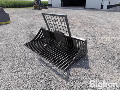 Virnig 7' Rock Bucket Skid Steer Attachment