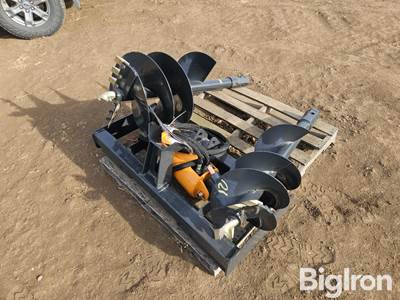 2025 Wolverine ADB-13-1218R Post Hole Auger Skid Steer Attachment
