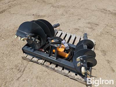 2025 Wolverine ADB-13-1218R Post Hole Auger Skid Steer Attachment with 12" & 18" Bits