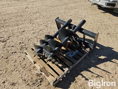 2025 Wolverine ADB-13-1218R Post Hole Auger Skid Steer Attachment w/ 12" & 18" Bits