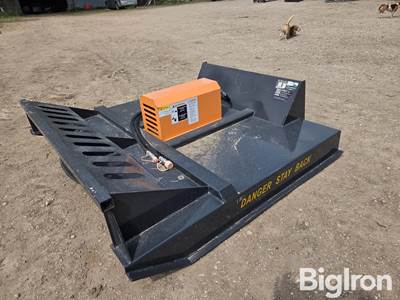 Used 2024 Wolverine BC-13-72W 6' Skid Steer Brush Cutter Attachment