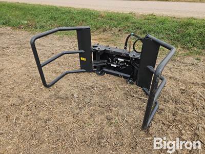 2026 Wolverine BSH-12-75D Skid Steer Hydraulic Squeeze Hay Bale Carrier