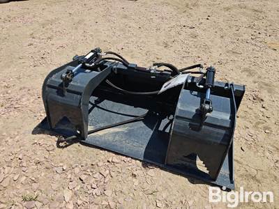 2026 Wolverine GB-11-72W 72" Dual Grapple Bucket Skid Steer Attachment, Universal Mount