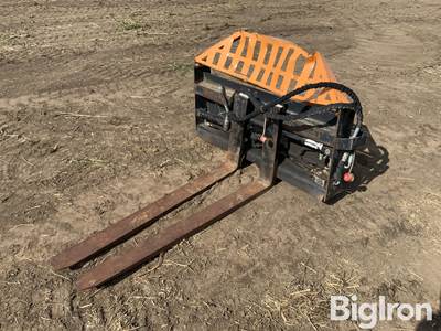 2023 Wolverine PFA-11-3300G Hydraulic Fork Attachment, 4' Forks, 3,300 Lb Rating