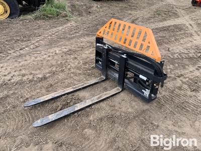 2023 Wolverine PFA-11-3300G Hydraulic Fork Skid Steer Attachment, 3,500 lb, 4' Forks