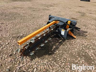 2025 Wolverine TCR-12-48H Trencher Skid Steer Attachment, 48" Depth, 7-1/2" Chain