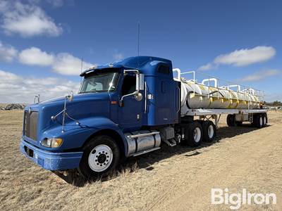 2006 International 9200i T/A Truck Tractor w/ 1998 Liquid Vacuum T/A Tanker Trailer