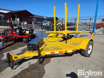 1999 Butler BCP-3500-T S/A Self-Loading Pipe Reel Trailer