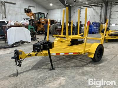 Butler BCP-3500-T S/A Self-Loading Pipe Reel Trailer