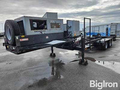 1993 Holden HMT35212 Extendable T/A Flatbed Trailer W/Generator