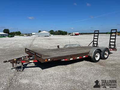 2012 Pj 18' T/A Flatbed Trailer